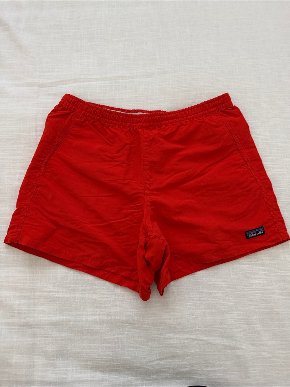 Patagonia women’s Bright Red Athletic Shorts